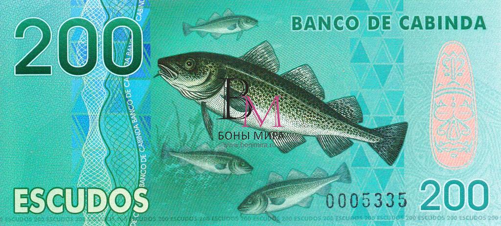 Банко де Кабинда (Ангола) Банкнота 200 эскудо 2013 UNC 