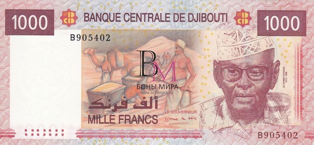 Джибути Банкнота 1000 франков 2005 UNC