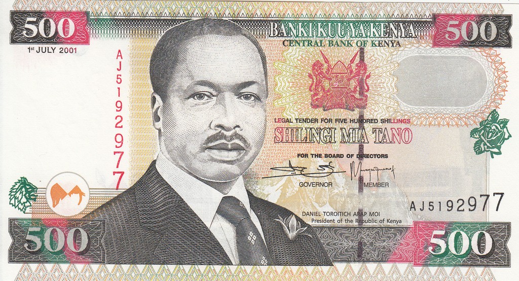 Кения Банкнота 500 шиллингов 2001 UNC 