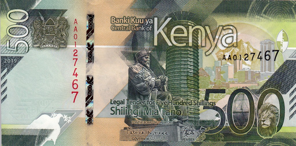 Кения Банкнота 500 шиллингов 2019 UNC 