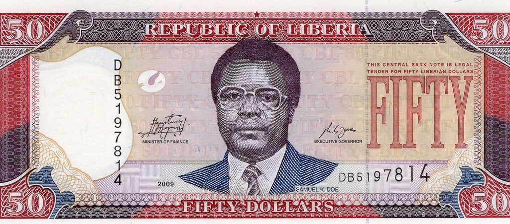 Либерия Банкнота 50 долларов 2009  UNC
