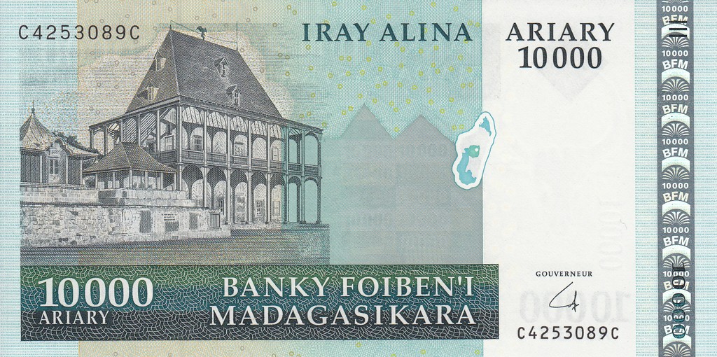 Мадагаскар Банкнота 10000 ариари 2007 - 15 UNC