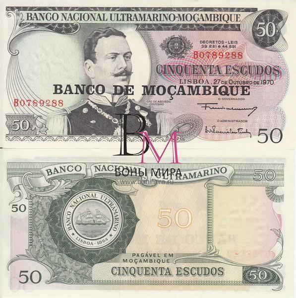 Мозамбик Банкнота 50 эскудо 1970