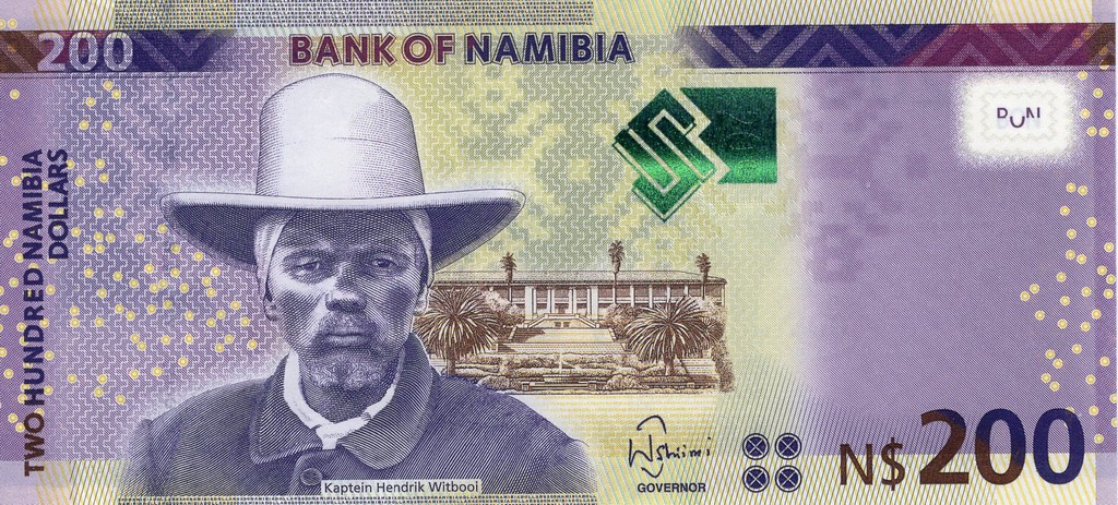 Намибия Банкнота 200 долларов 2015 UNC