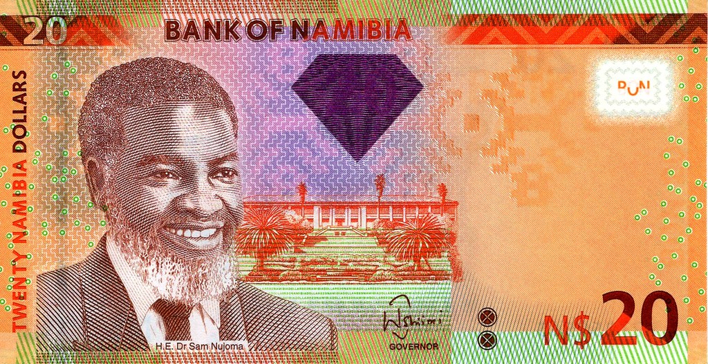 Намибия Банкнота 20 долларов 2011 UNC 