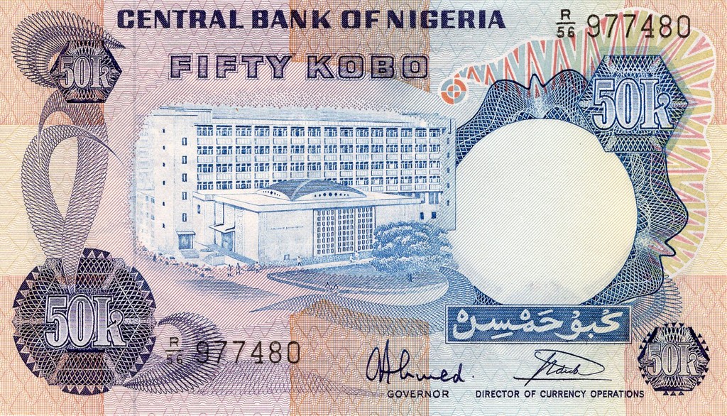 Нигерия Банкнота 50 кобо 1973 UNC P14g