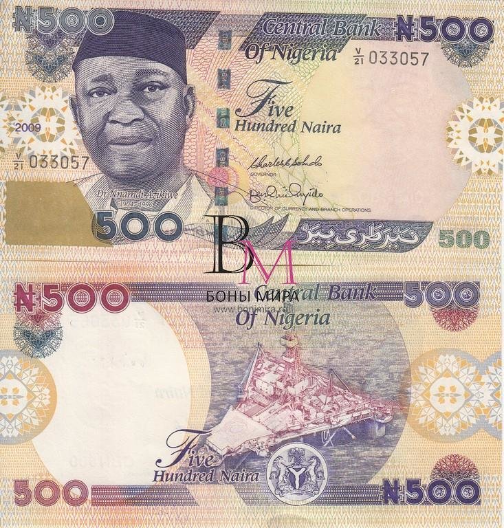 Нигерия Банкнота 50 найра 2009 UNC 