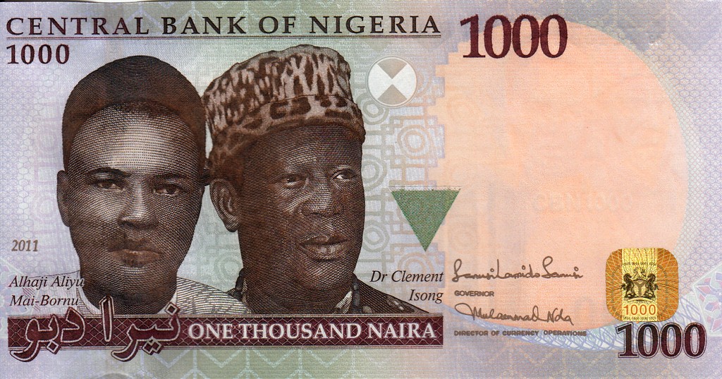 Нигерия Банкнота 1000 найра 2011 UNC 