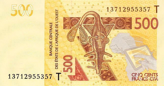 Того Банкнота 500 франков 2013 UNC