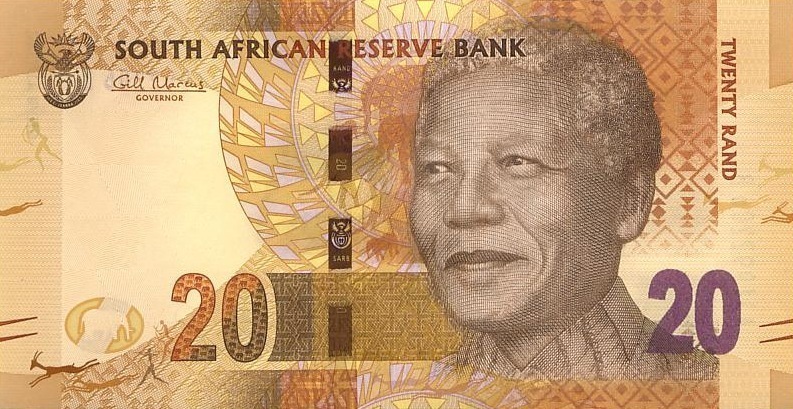 ЮАР Банкнота 20 рандов 2012  UNC