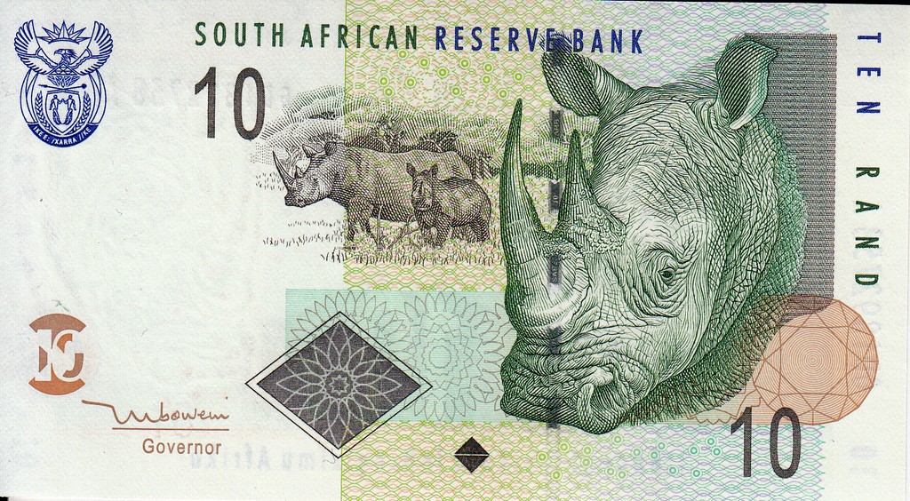 ЮАР Банкнота 10 рандов 2005 UNC P128A