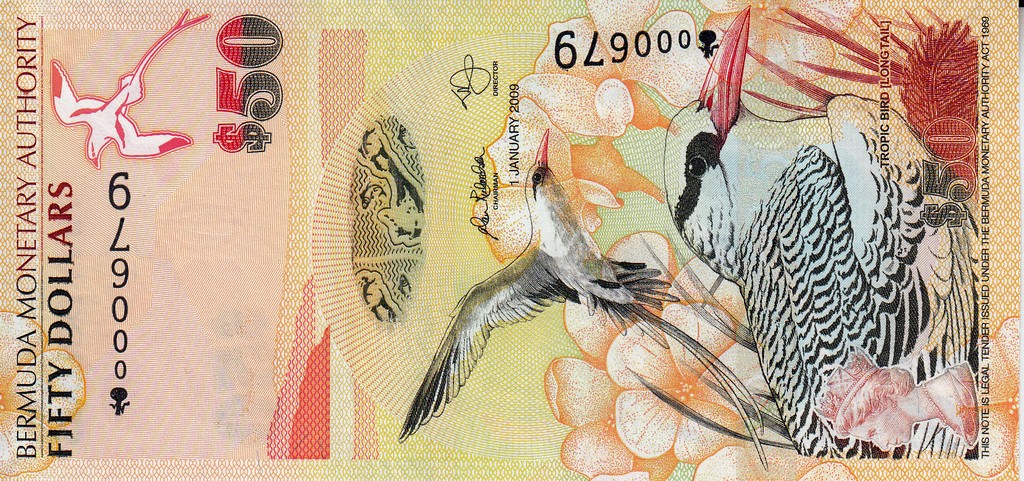 Бермуды Банкнота 50 долларов 2009 UNC 