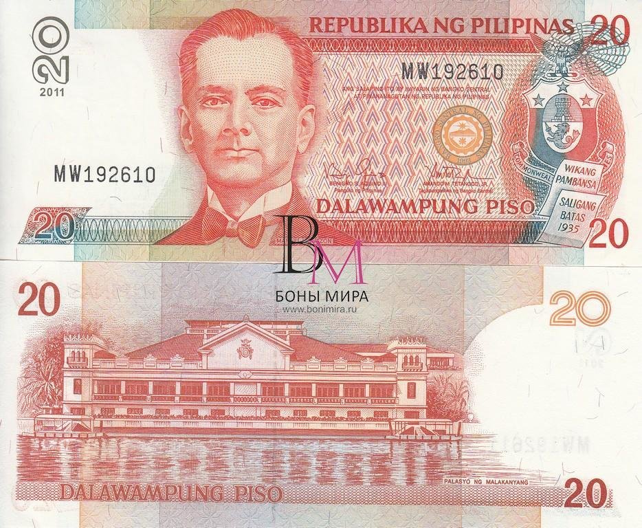Филиппины Банкнота 20 песо 2011 UNC