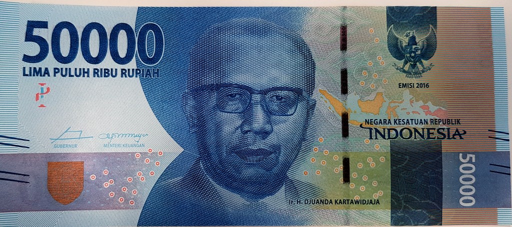 Индонезия  Банкнота 50000 рупий 2016 (17) UNC