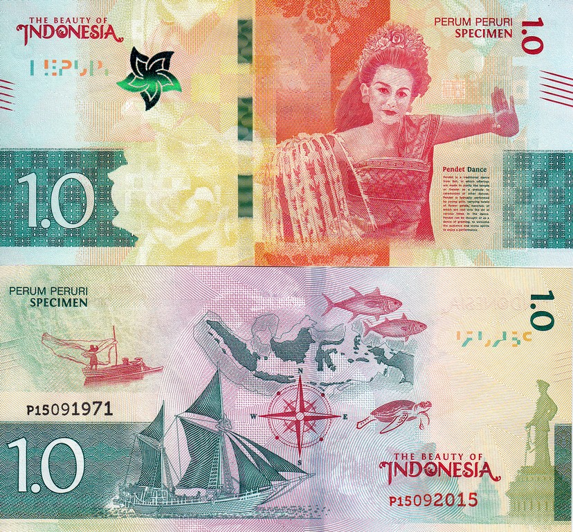 Индонезия Банкнота 1000000 рупий 2016 UNC  ( С книгой) 