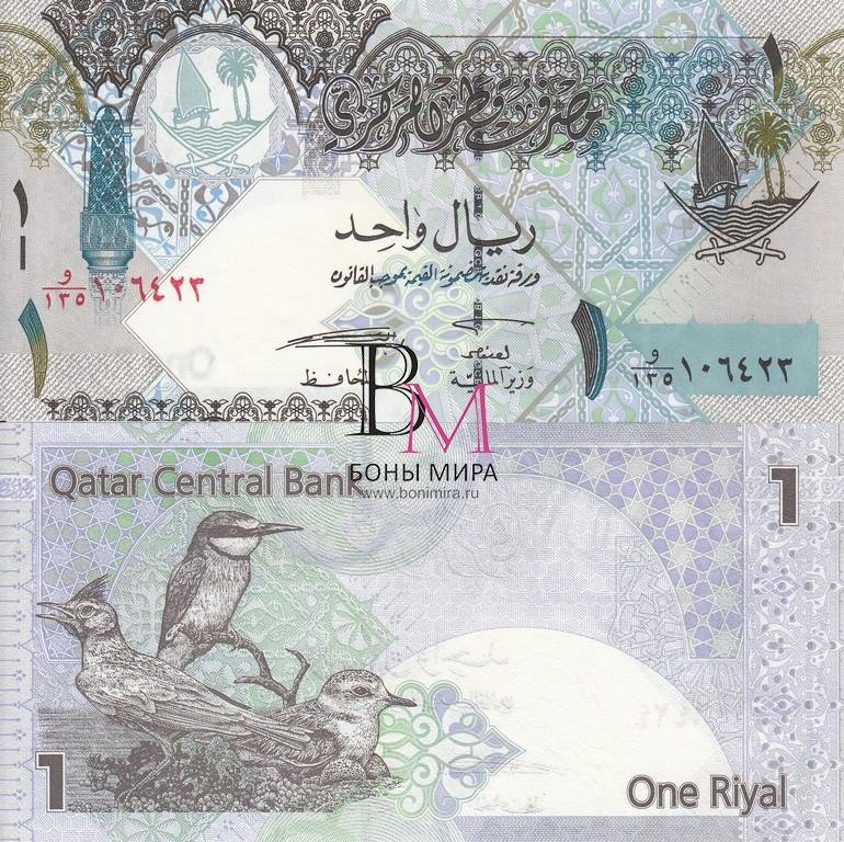 Катар Банкнота 1 риал 2003 UNC 