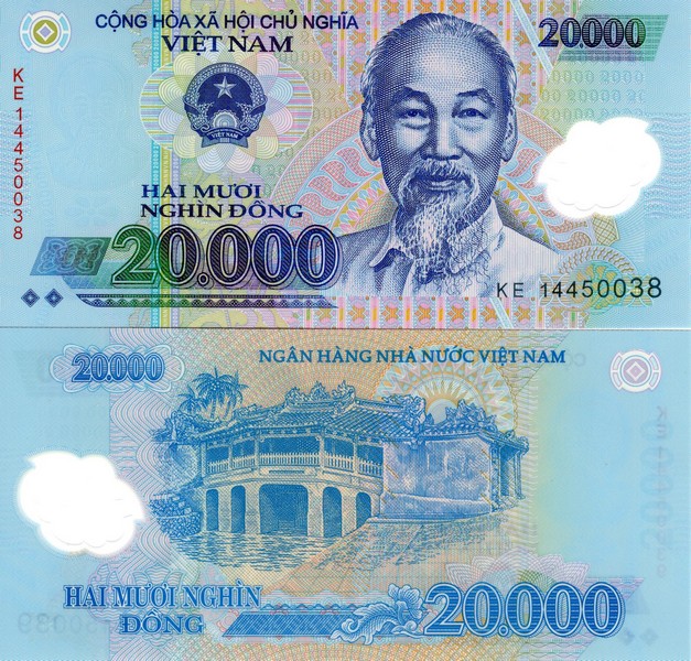 Вьетнам Банкнота 20000 донгов 2014 UNC 