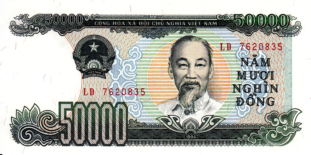 Вьетнам Банкнота 50000 донгов 1994 UNC