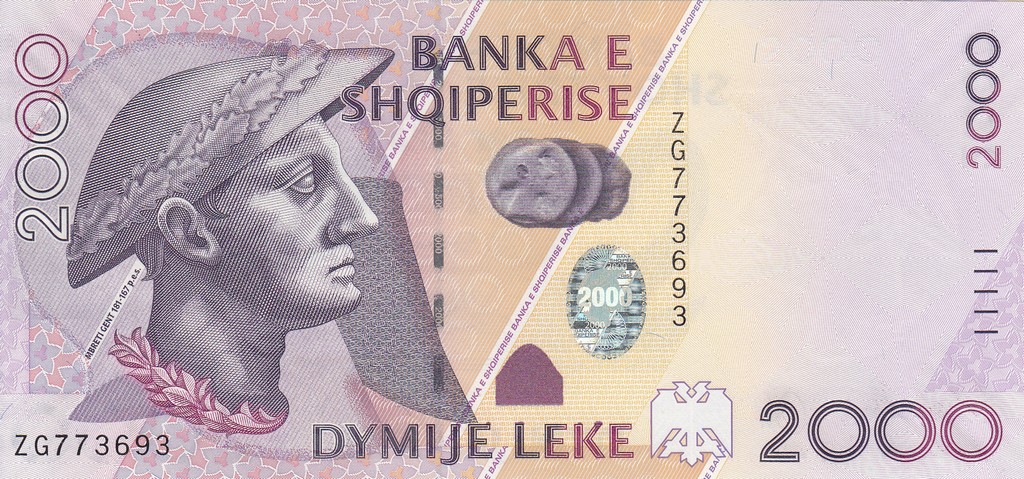 Албания Банкноты 2000 лек 2007 UNC