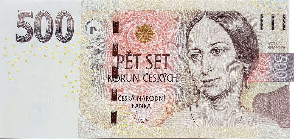 Чехия Банкнота 500 крон 2009 UNC