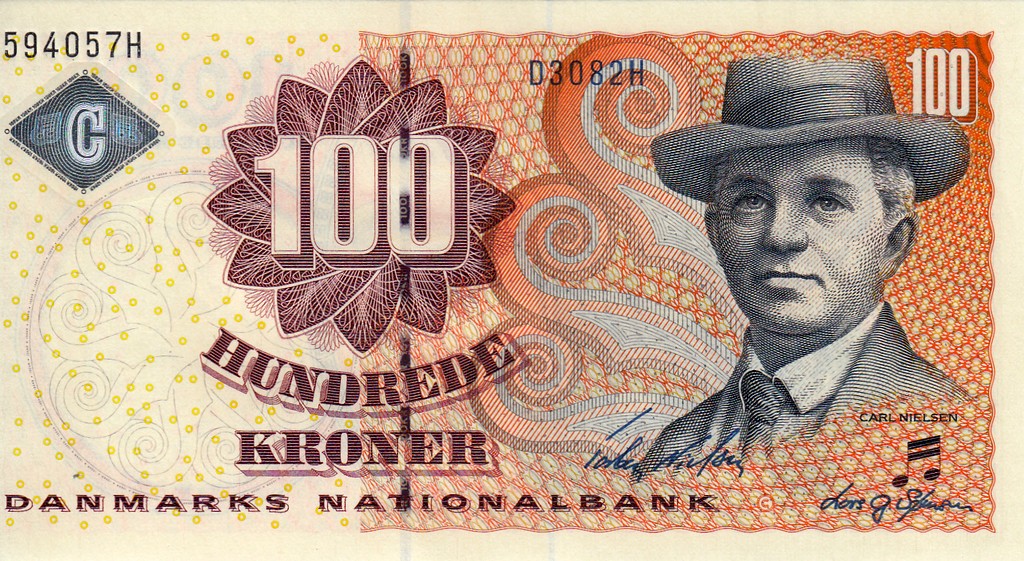 Дания Банкнота 100 крон  2008 UNC P61j