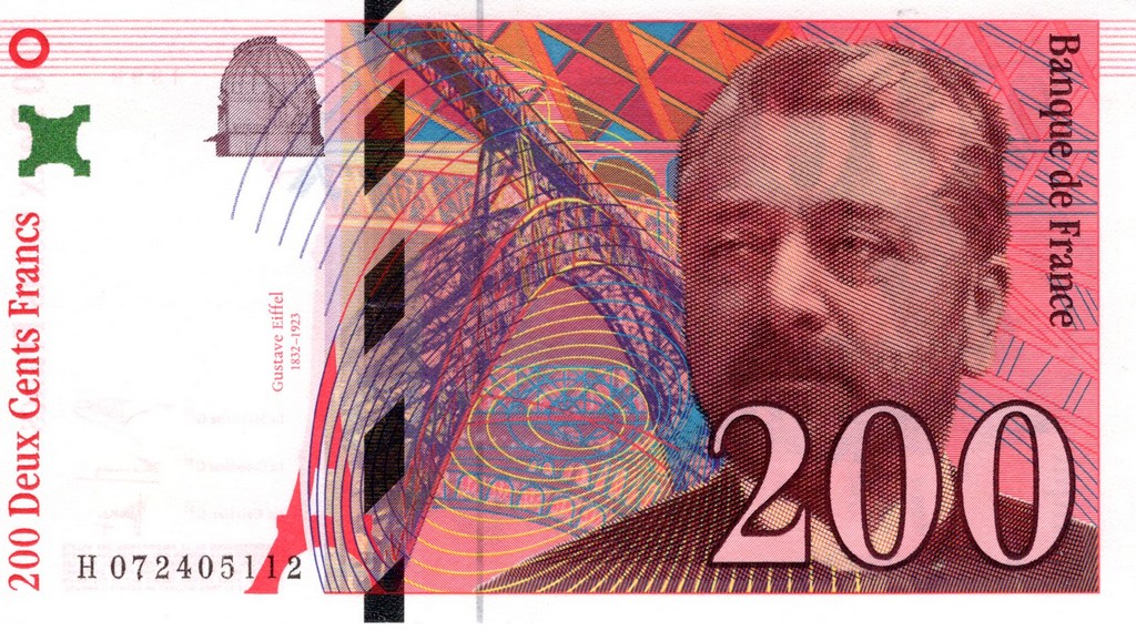 Франция Банкнота 200 франк 1999 UNC 