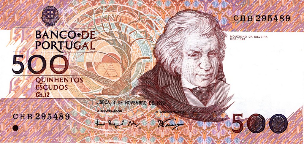 Португалия Банкнота 500 эскудо 1982 UNC