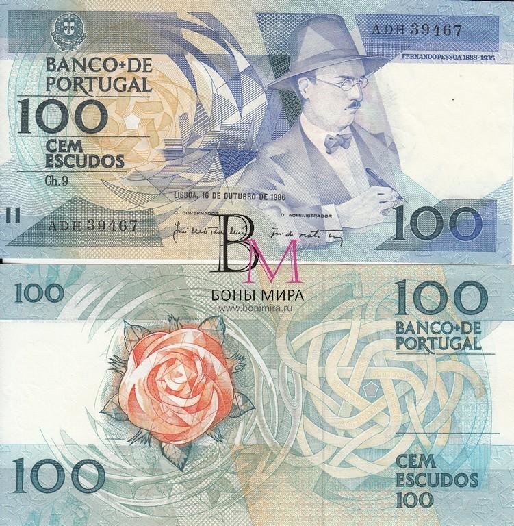Португалия Банкнота 100 эскудо 1986 UNC