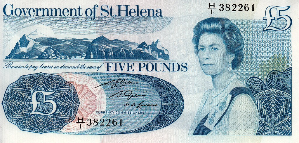 Святая Елена (Великобритания)  Банкнота 5 фунтов 1981 UNC P7b