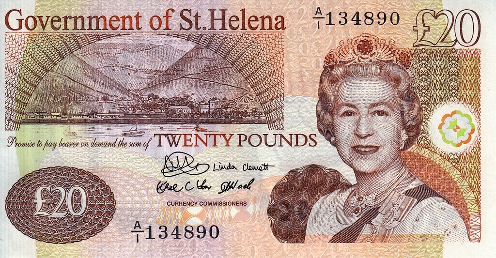 Святая Елена (Великобритания)  Банкнота 20 фунтов 2004 UNC P13
