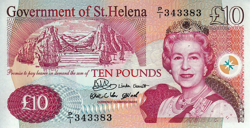 Святая Елена (Великобритания)  Банкнота 10 фунтов 2004 UNC
