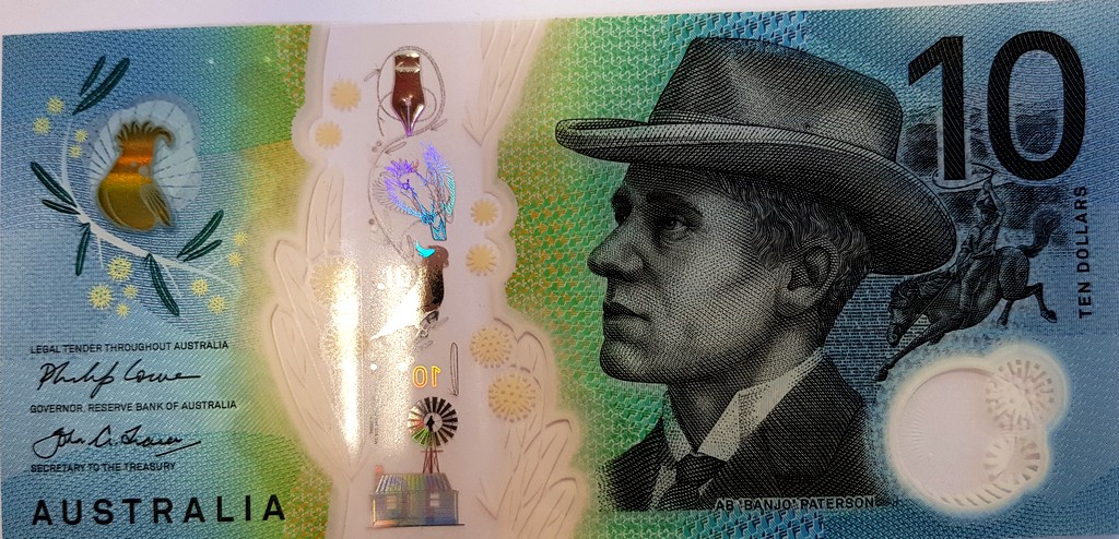 Австралия Банкнота 10 долларов 2017 UNC