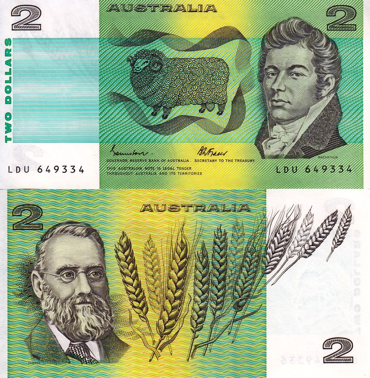 Австралия Банкнота 2 доллара 1985 UNC P43e