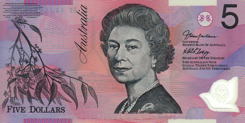 Австралия Банкнота 5 долларов 2006 UNC 