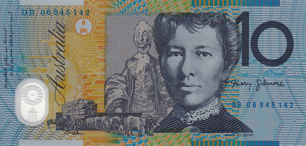 Австралия Банкнота 10 долларов 2006 UNC 