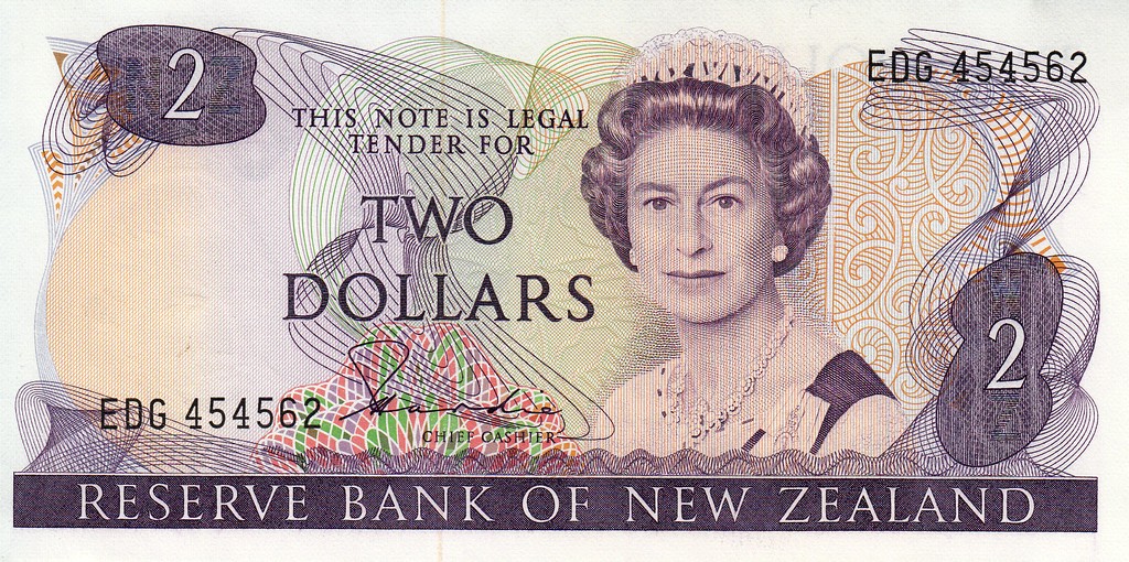 Новая Зеландия Банкнота 2 доллара 1981 - 85 UNC P170a