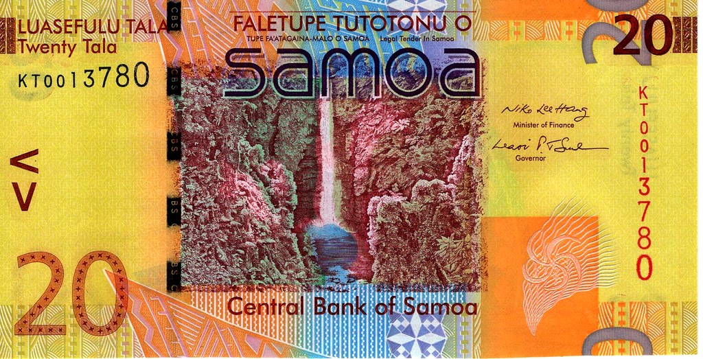 Самоа Банкнота 20 тала 2008 UNC