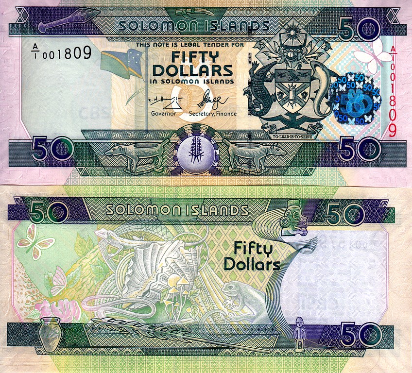 Соломоновы острова 50 долларов 2004 UNC P29a