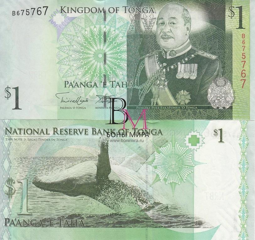 Тонга Банкнота 1 паанга 2011 UNC