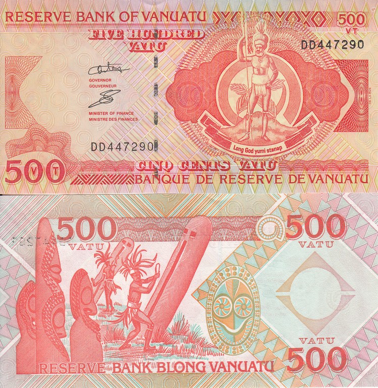 Вануату Банкнота 500 вату 2002-10 UNC