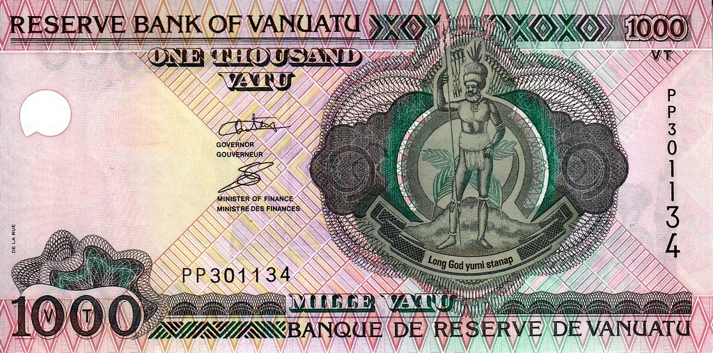 Вануату Банкнота 1000 вату 2002 UNC P10