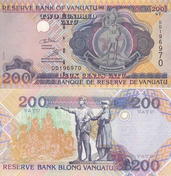 Вануату Банкнота 200 вату 2011 UNC P8c